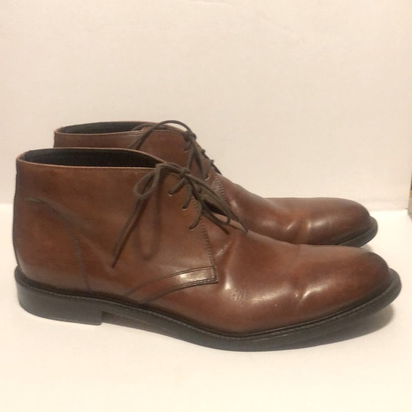 To Boot New York Men Cognac Aero Richard Leather Calf Chukka Boots main image 4